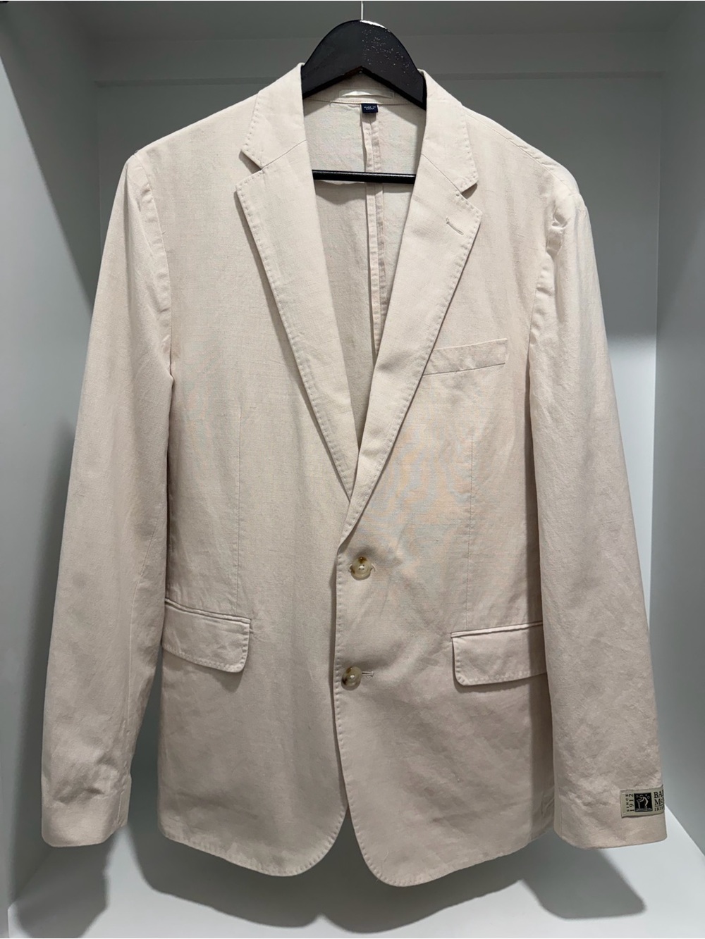 J. Crew Ludlow Slim-fit unstructured suit jacket Irish cotton-linen blend AU428 - Picture 7 of 14